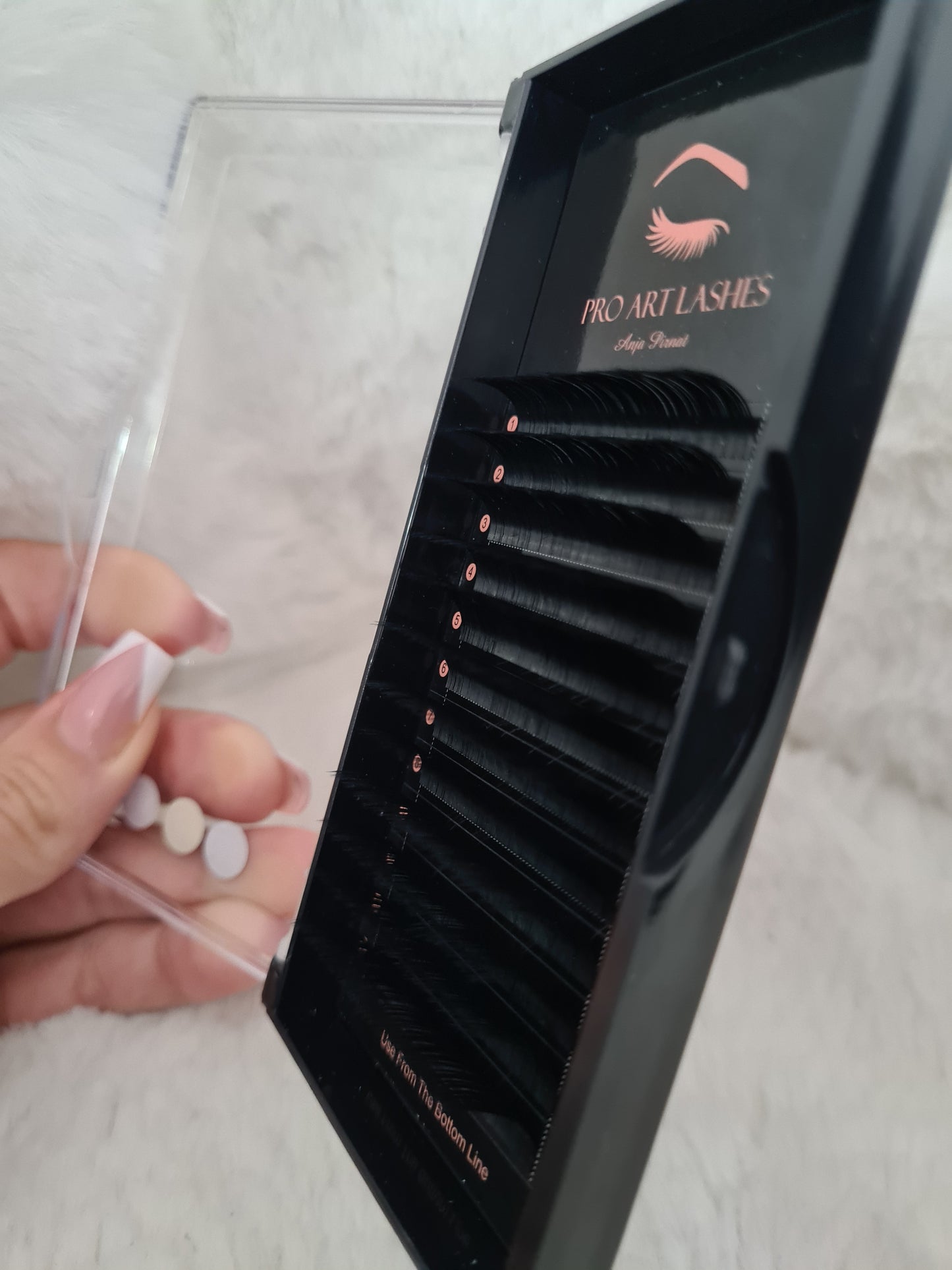 Trepalnice Pro art lashes 0.20mm, M, Flat, split ends