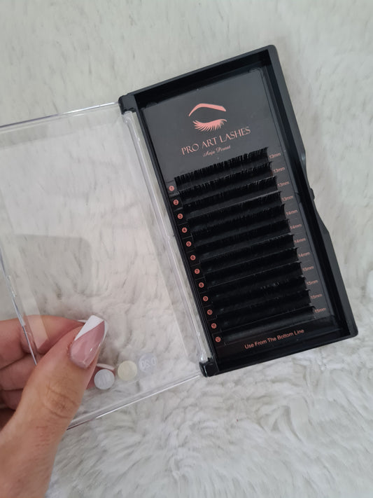 Trepalnice Pro art lashes 0.20mm, M, Flat, split ends