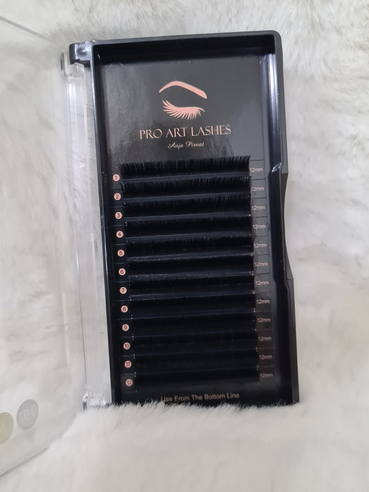 Trepalnice Pro art lashes 0.07, M krivulja