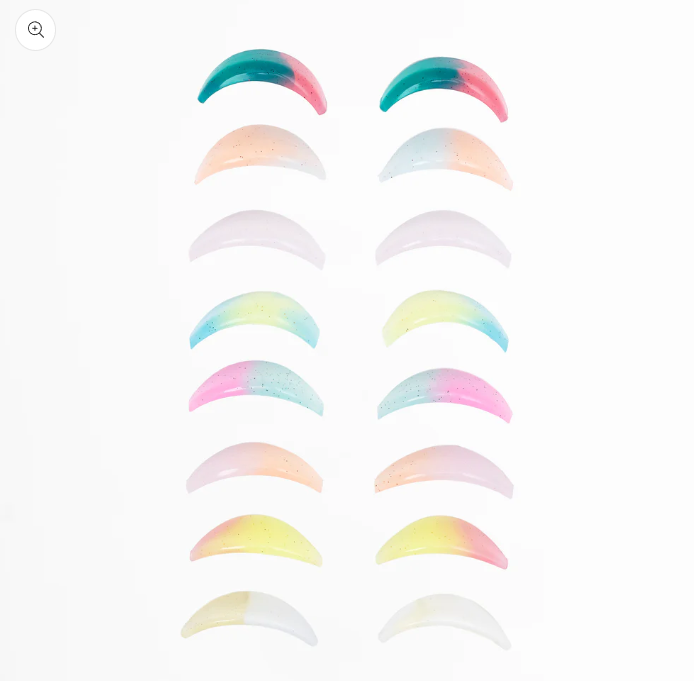 Glueless Teardrop Silikonske blazinice, 8 velikosti SET