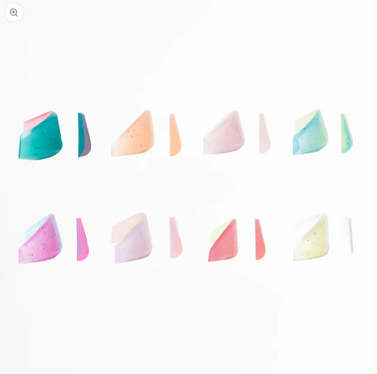 Glueless Teardrop Silikonske blazinice, 8 velikosti SET